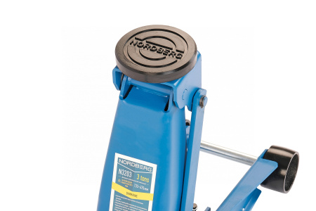 Домкрат подкатной 3 т с резиновой насадкой, быстрый подъем n3203