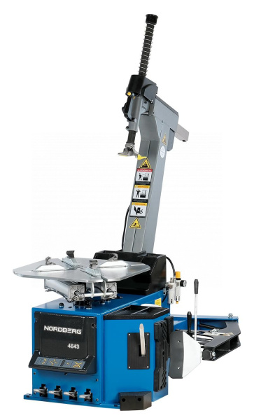 Станок шиномонтажный автомат, двухскоростной, 380 В, синий 4643