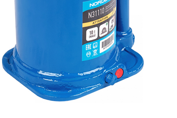 Домкрат бутылочный двухштоковый, 10 т n31110