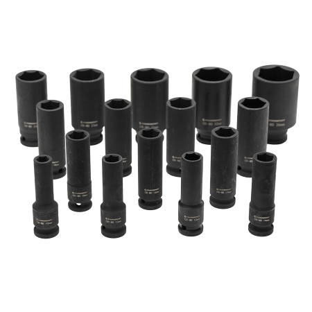 CS122316 Набор длинных ударных головок 1/2inch (Дюйм) 10-36 мм. cs122316