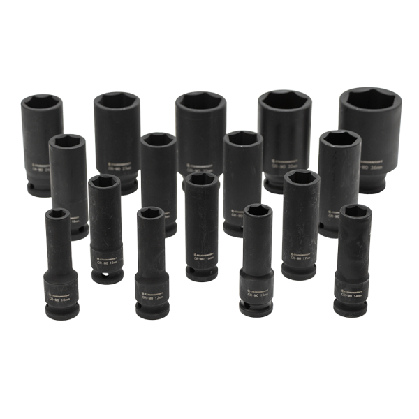 CS122316 Набор длинных ударных головок 1/2inch (Дюйм) 10-36 мм. cs122316