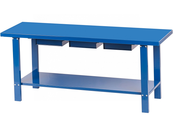 Верстак слесарный, 3 подвесных ящика tt3