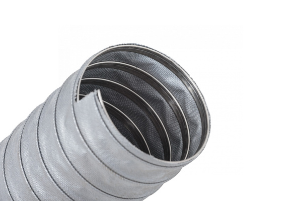 Шланг газоотводный Ø 100 мм, 10 м, до +250 °С, серый hf102g10