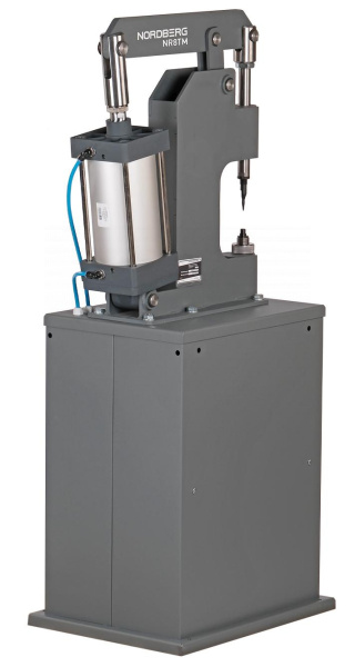 Пневматический станок для заклепки тормозных колодок, цилиндр 160, с тумбой nr8tm