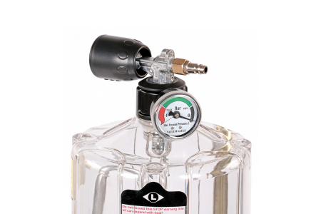 Установка для сбора масла пневматическая, 65 л, синяя 2379b