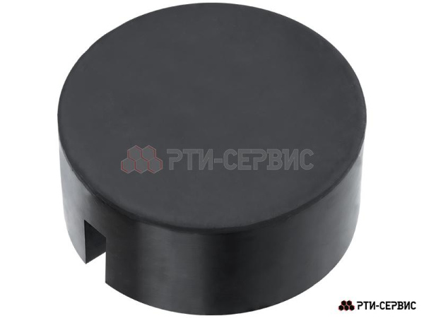 Накладка резиновая с пазом на домкрат подкатной ø81 h36 1073