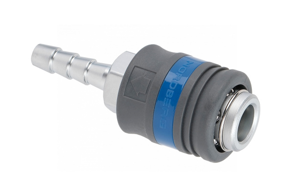 Разъем inch (Дюйм)мамаinch (Дюйм) быстросъемный - елочка Ø 8 мм, с пластиковой муфтой npf08p