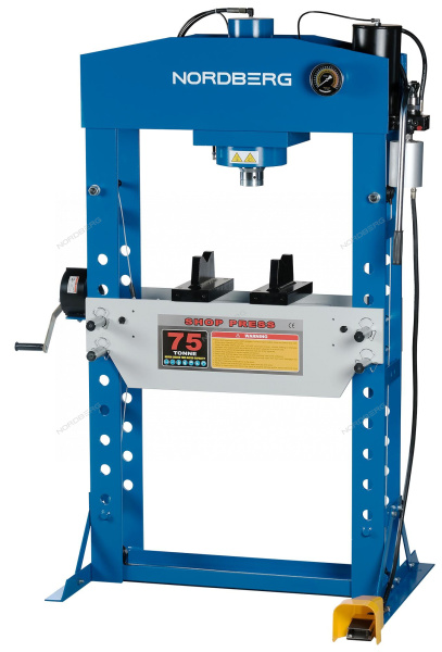 Гидравлический пресс, 75 т, пневмоуправление n3675a