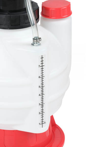 Установка для заливки масла в АКПП, ручная, с переходниками, 7,5 л n4007k