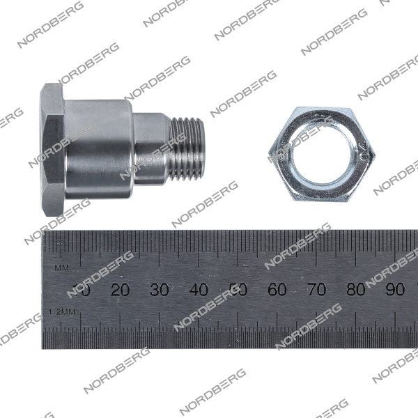 Палец с гайкой рабочего крюка для 46TRKE42 (46TRK26,46TRKE) 46trk42#mhconblt