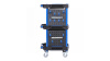 Тележка инструментальная, 3 пластиковые полки, синяя t32b