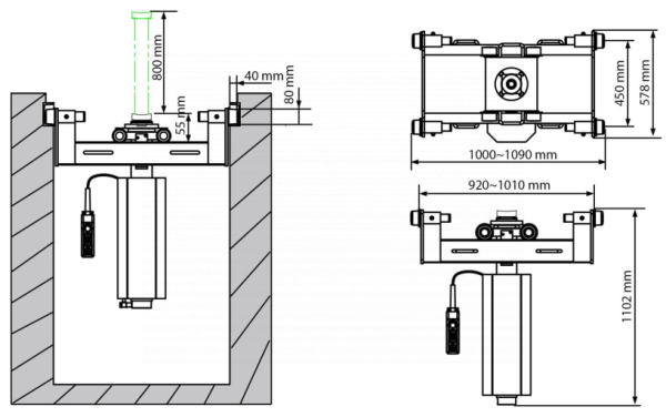 Траверса пневматическая грузовая, 14 т nordberg