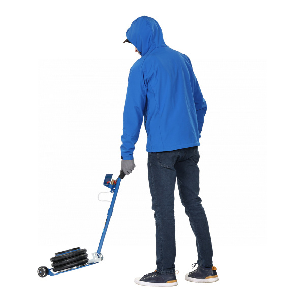 Домкрат подкатной, пневматический, 3 т n023