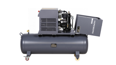 Компрессор винтовой, 5,5 кВт, 10 бар, 660 л/мин, ресивер 230 л ncf7,5r