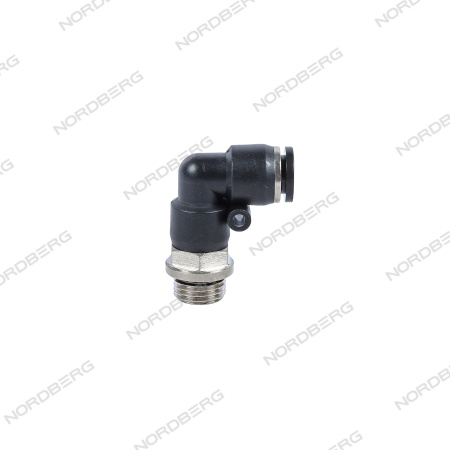Фитинг угловой трубка 8мм резьба 1/4inch (Дюйм) qpl8-02