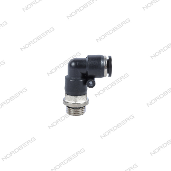 Фитинг угловой трубка 8мм резьба 1/4inch (Дюйм) qpl8-02