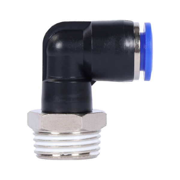 Фитинг угловой трубка 10 мм резьба 1/2inch (Дюйм) qpln10-04