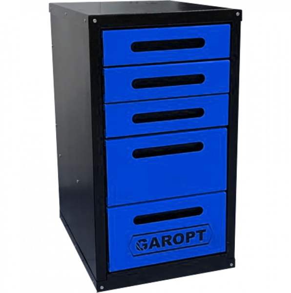 Тумба 5 ящиков для верстака GAROPT (ЗЕЛЕНАЯ) gty5.green