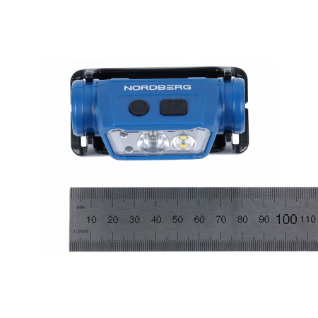 Фонарь светодиодный налобный, аккумуляторный, 3,7 В c датчиком движения 1953