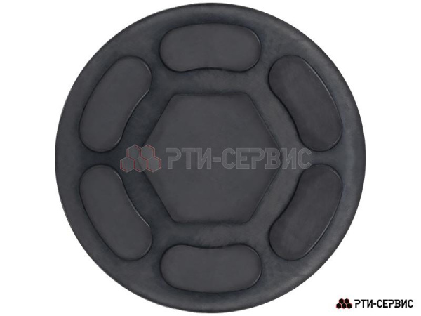 Опора резиновая на домкрат подкатной ø95 h11 1045
