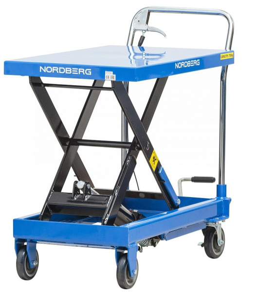 Стол подъемный гидравлический, 750 кг n3t750