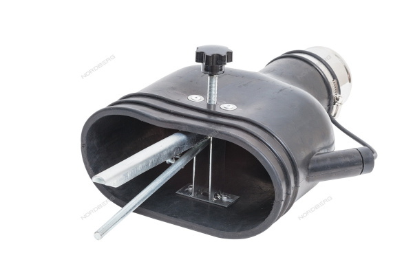 НАСАДКА резиновая овальная с внутр. фикс. на шланг D=75мм nordberg an075dp