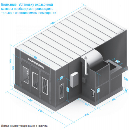 Окрасочно-сушильная камера economic