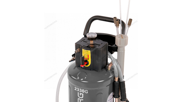 Установка для сбора масла пневматическая, 30 л, серая (ст.арт.2330-BC) 2330g