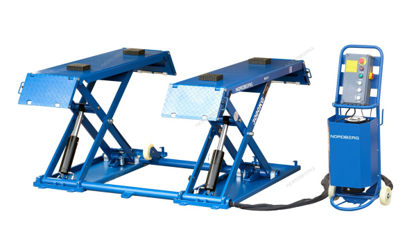 Подъемник ножничный 3 т, 380 В, синий n632-3b