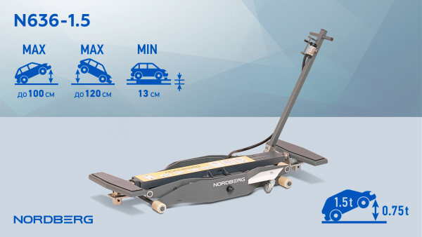 Подъемник мобильный мини, 1,5 т n636-1,5