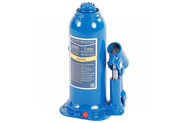 Домкрат бутылочный, 5 т n31005